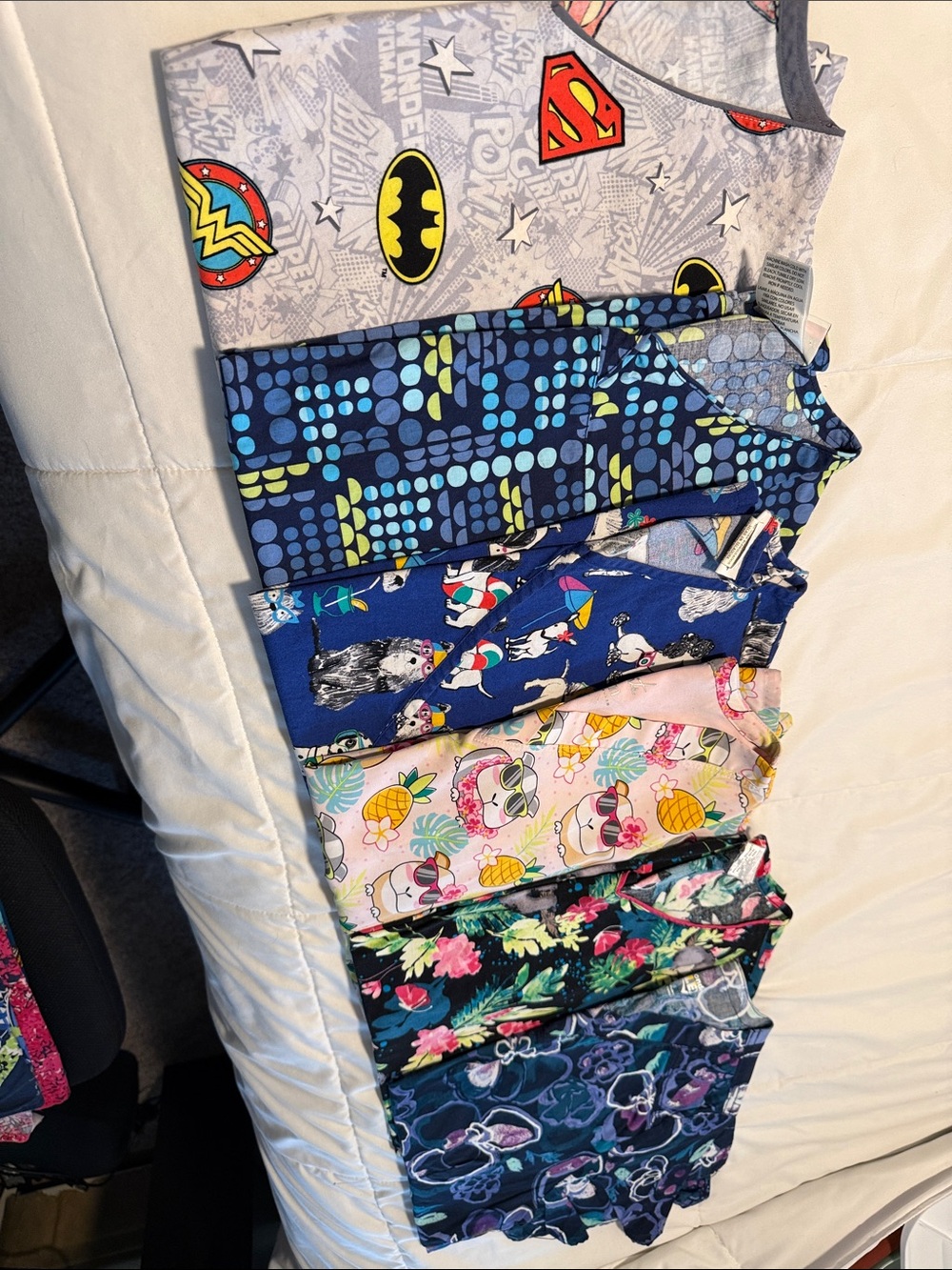Scrub Top Bundle- 16 Tops - Picture 3 of 4
